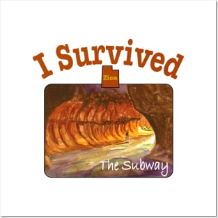 I Survived The Subway, Zion Posters and Art